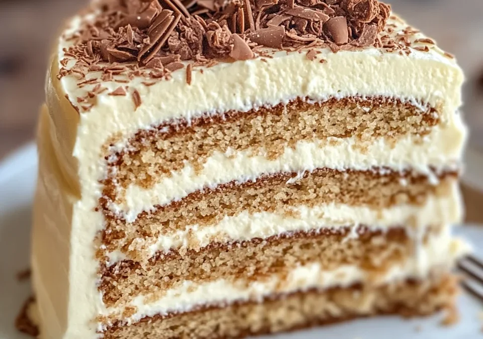 No-Bake Italian Cream Cake