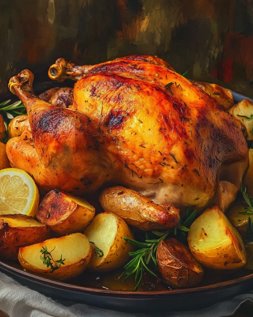 One-Pan Lemon Herb Roasted Chicken and Potatoes