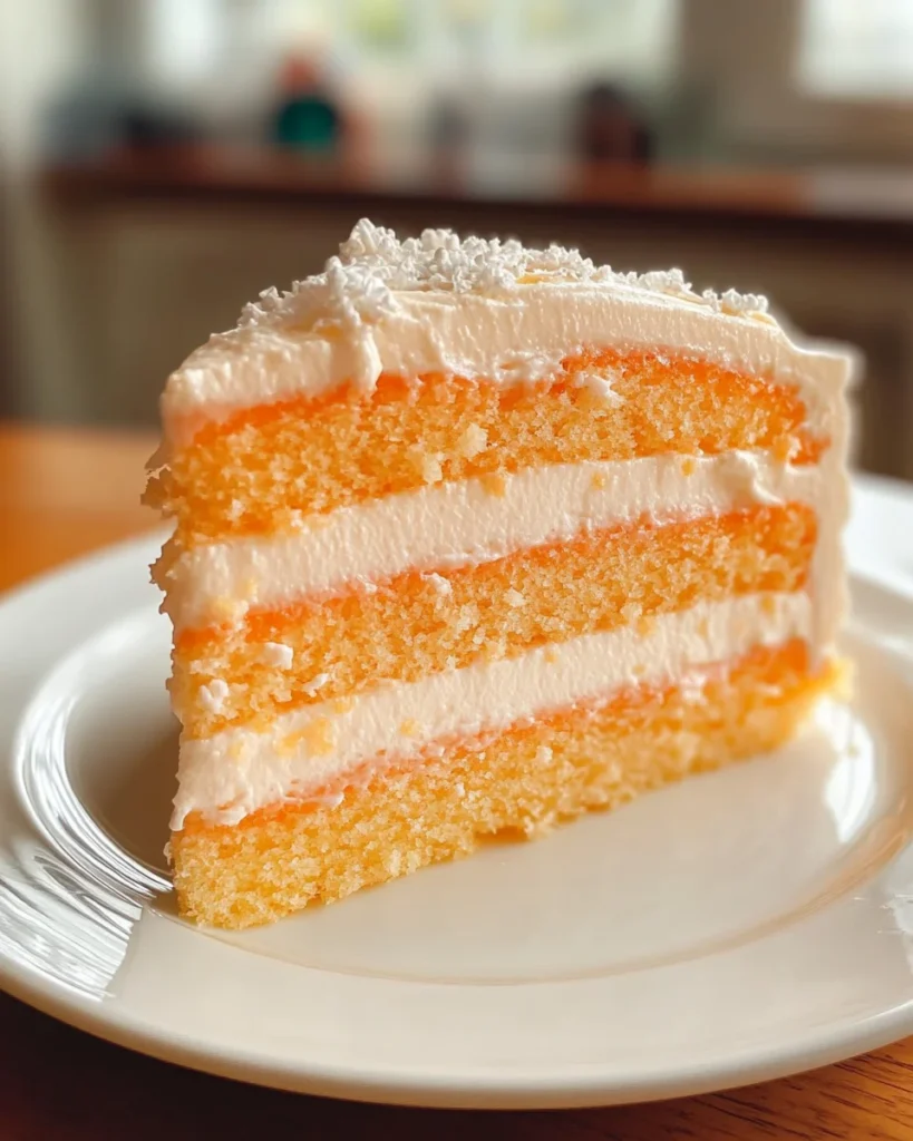 Orange Creamsicle Cake