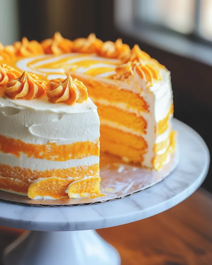 Orange Creamsicle Cake