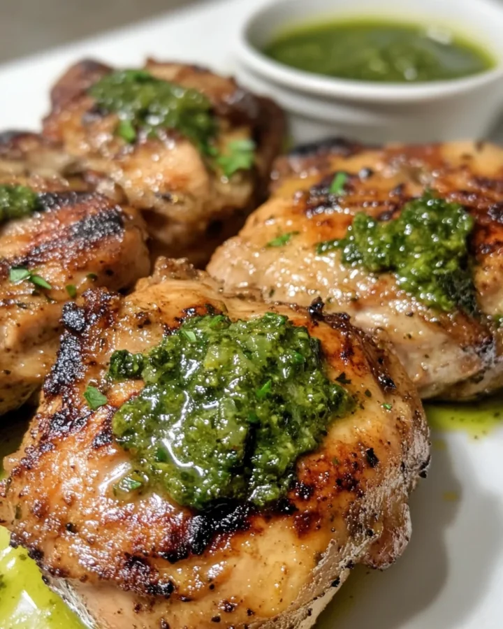 Peruvian Chicken with Green Sauce