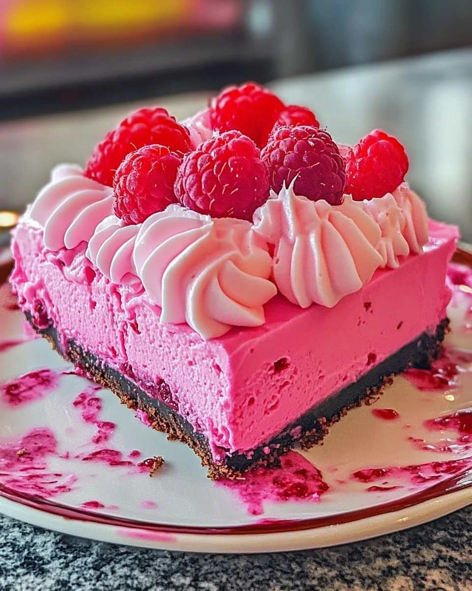 Pink Velvet Raspberry Cheesecake