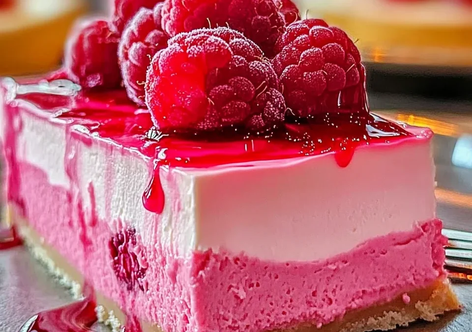 Pink Velvet Raspberry Cheesecake