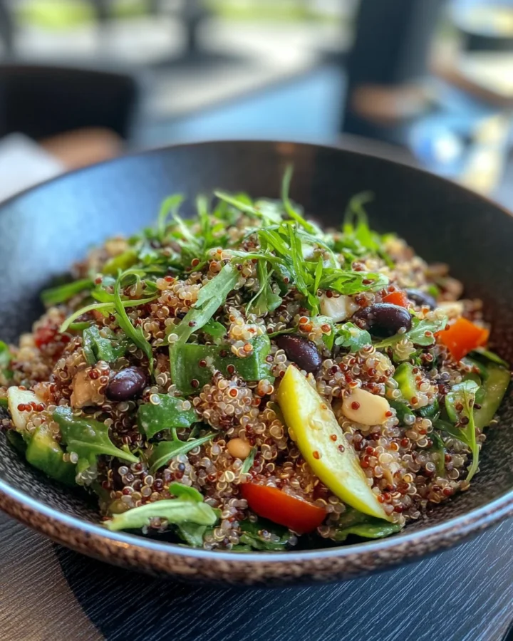 Quinoa and Black Bean Salad 