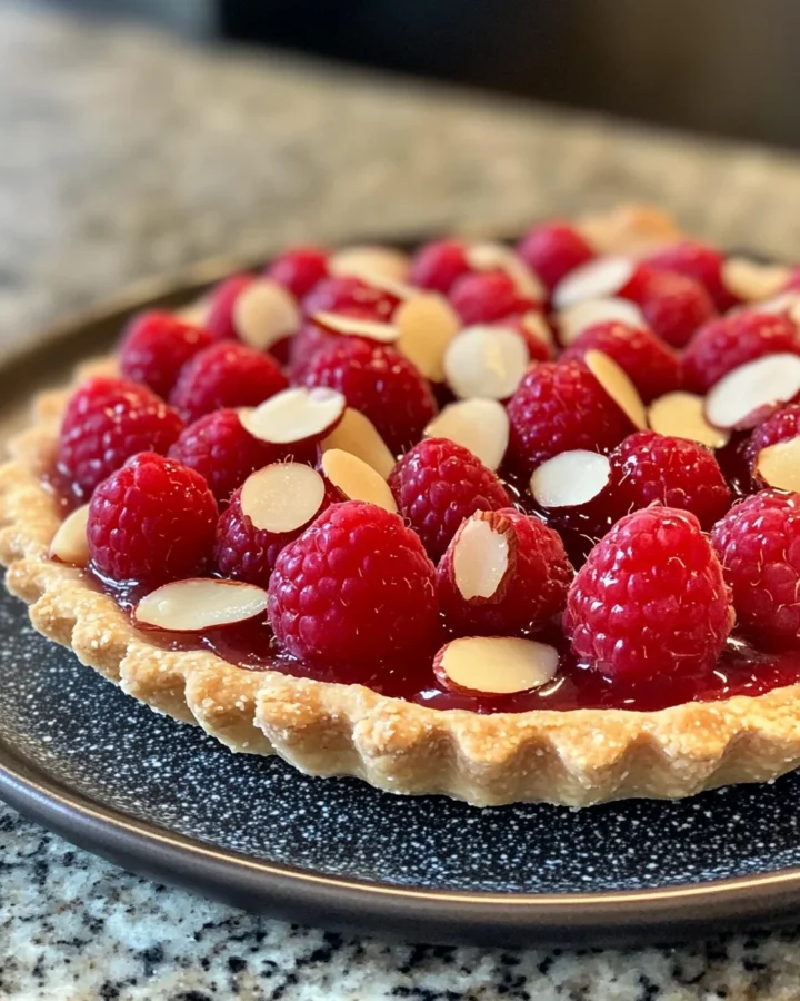 Raspberry Almond Tart 