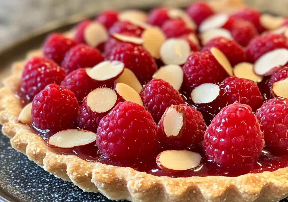 Raspberry Almond Tart