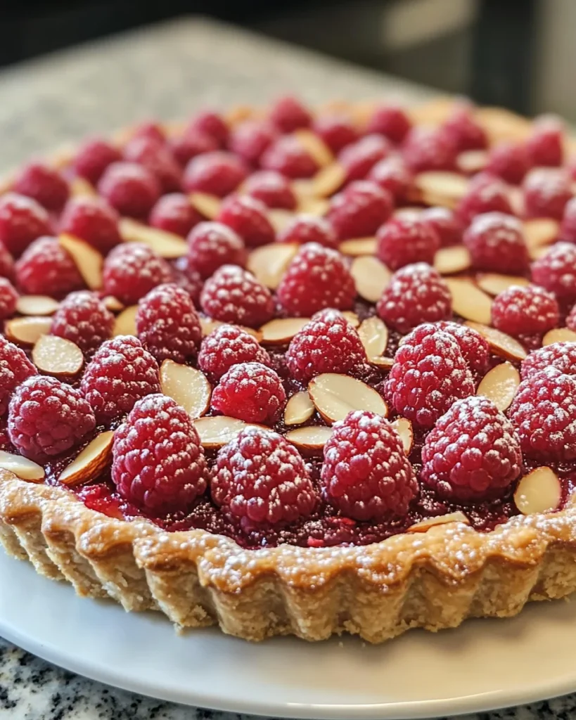 Raspberry Almond Tart