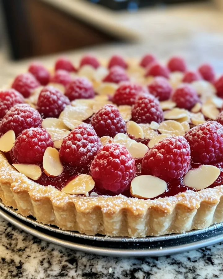 Raspberry Almond Tart