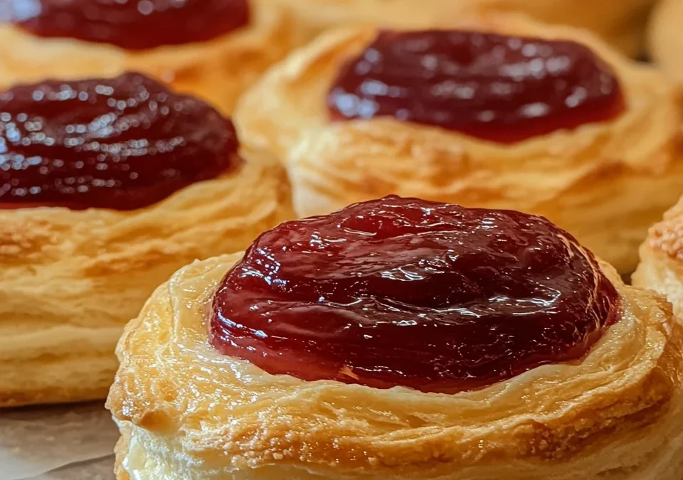 Rhubarb Cream Puffs