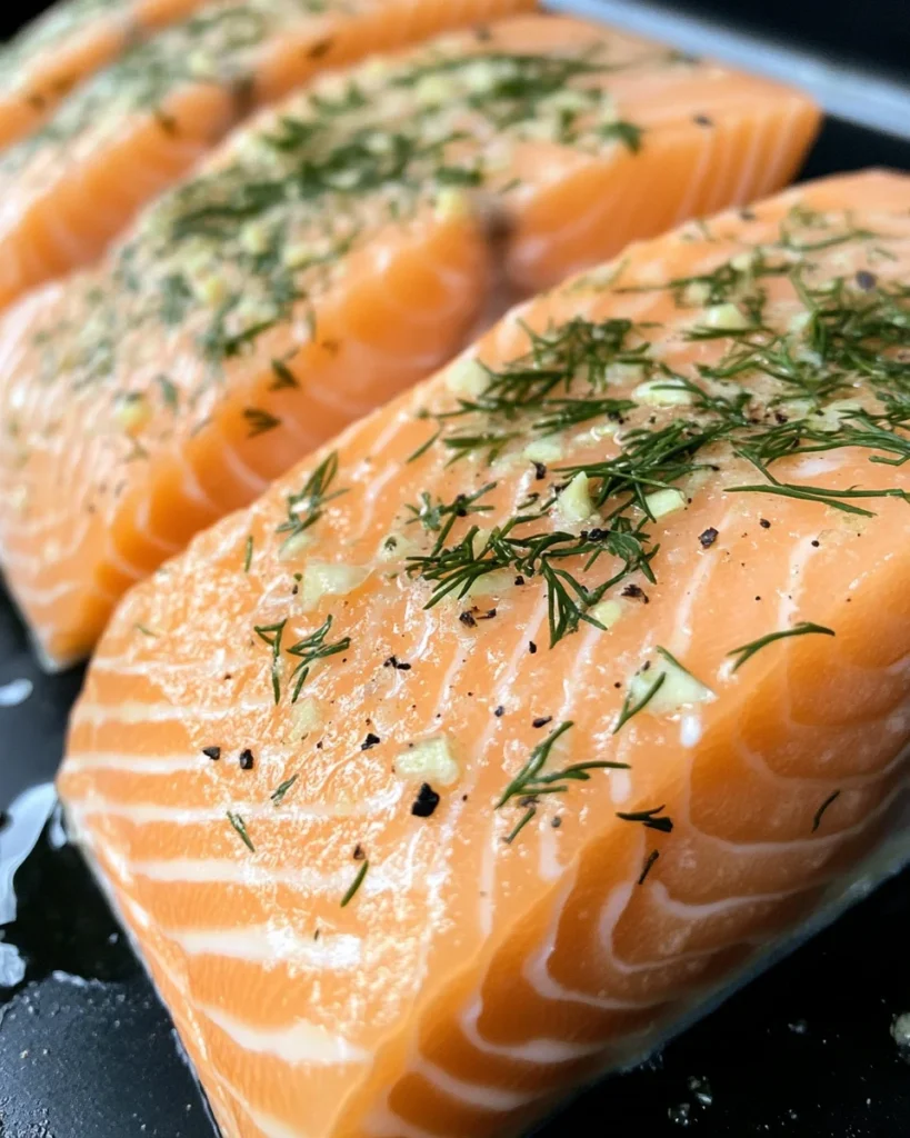Salmon with Dill Sauce