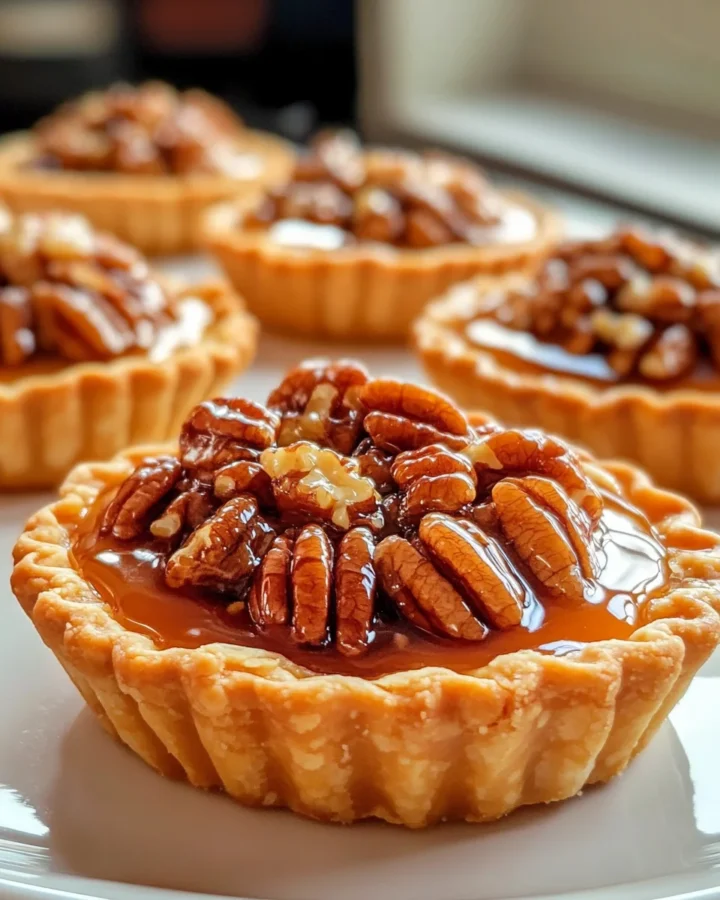Salted Caramel Pecan Tarts