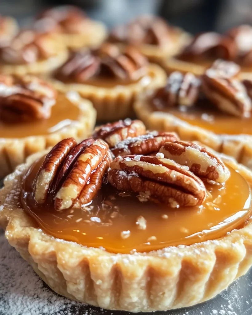 Salted Caramel Pecan Tarts