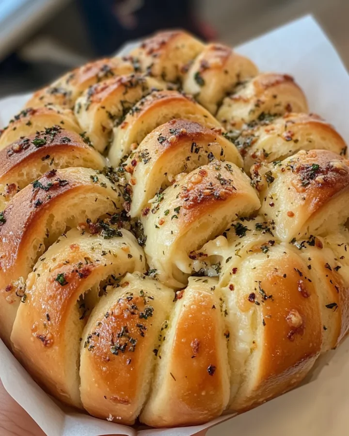 Savory Herb and Cheese Pull-Apart Bread