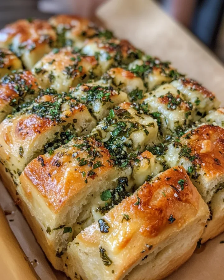 Savory Herb and Cheese Pull-Apart Bread
