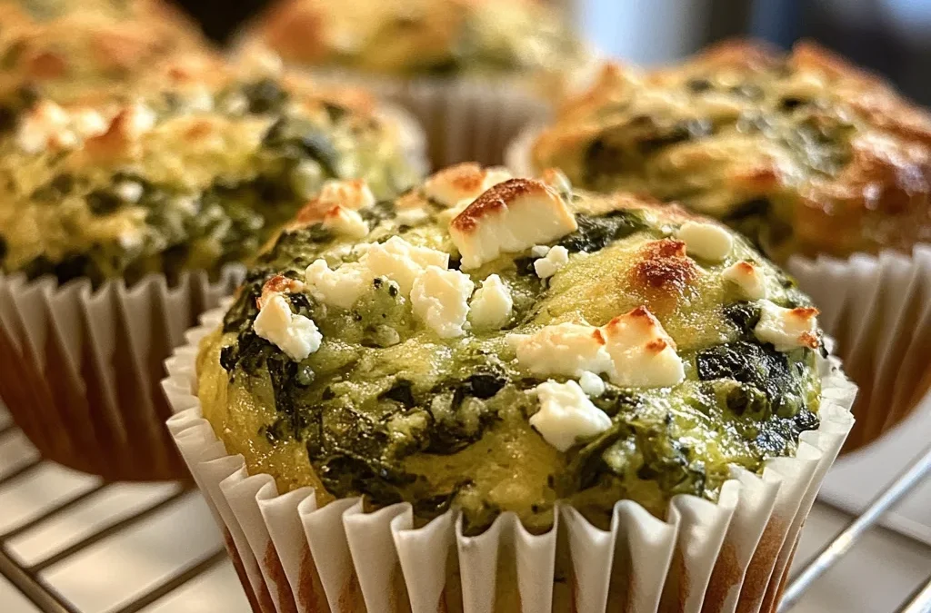 Savory Spinach and Feta Muffins