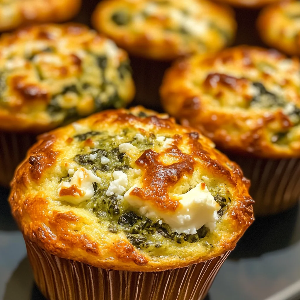 Savory Spinach and Feta Muffins