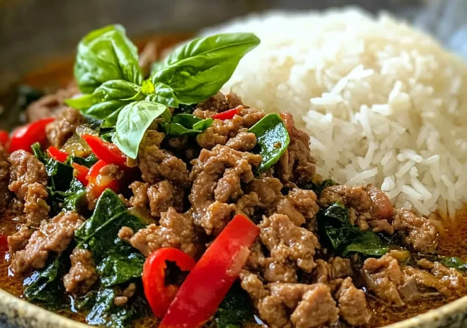 Spicy Thai Basil Beef Stir-Fry