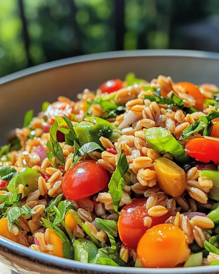 Spring Farro Salad