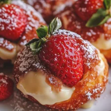 Strawberry Cheesecake Stuffed Donut Holes Recipe
