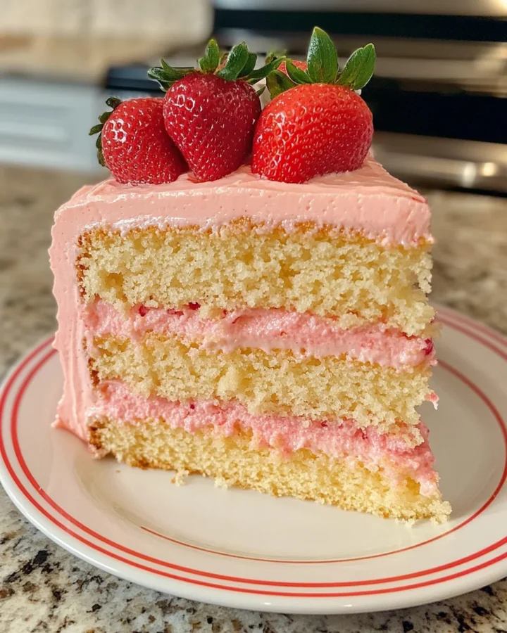 Strawberry Lemonade Cake