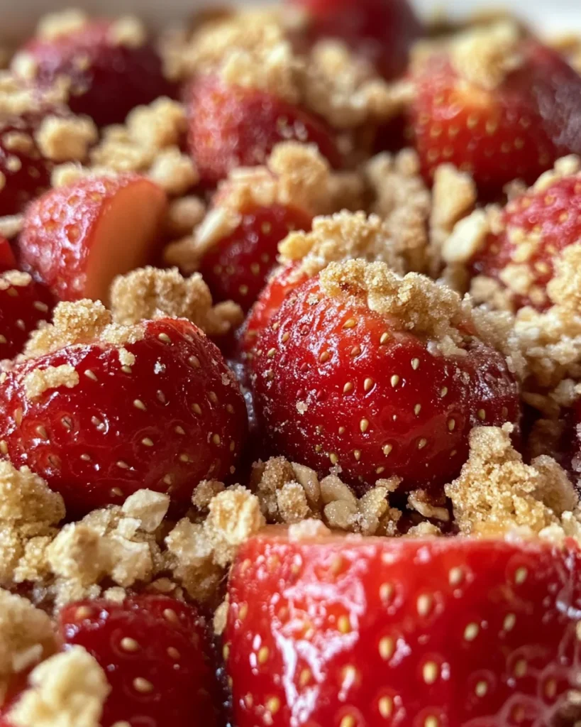 Strawberry Peach Crisp