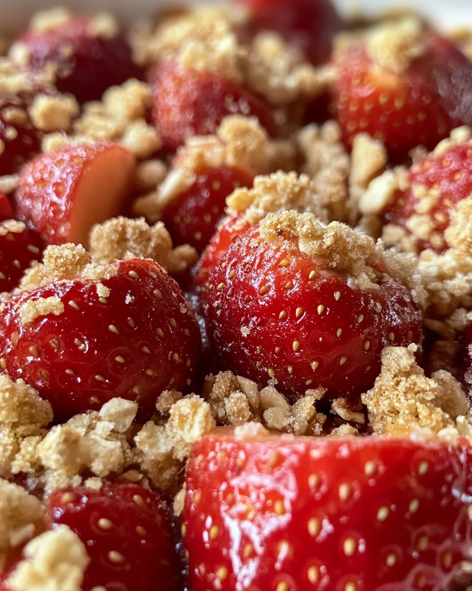 Strawberry Peach Crisp