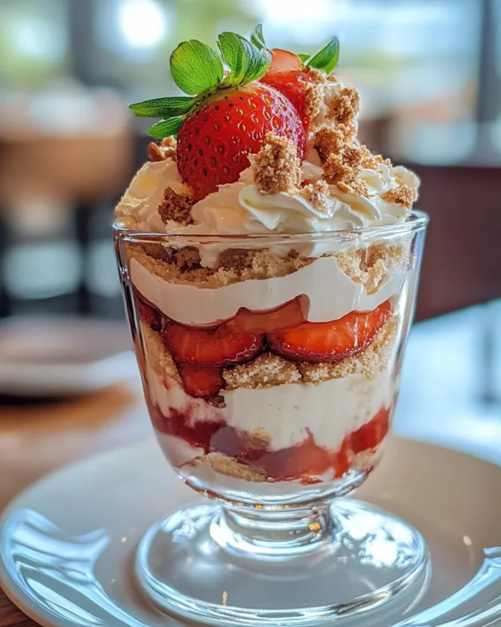 Strawberry Shortcake Trifle