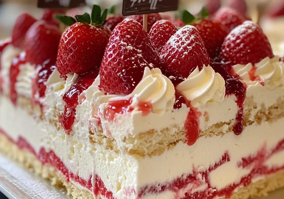 Strawberry Shortcake Trifle