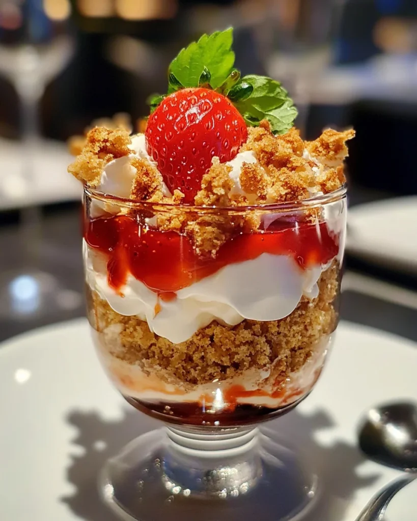 Strawberry Shortcake Trifle