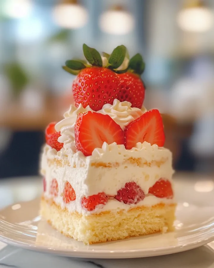 Strawberry Shortcake Trifle