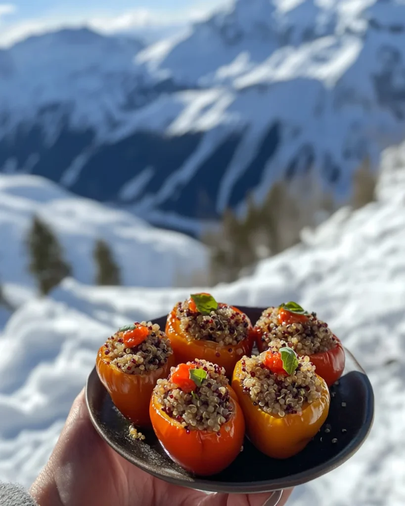 Stuffed Bell Peppers with Quinoa and Black Beans