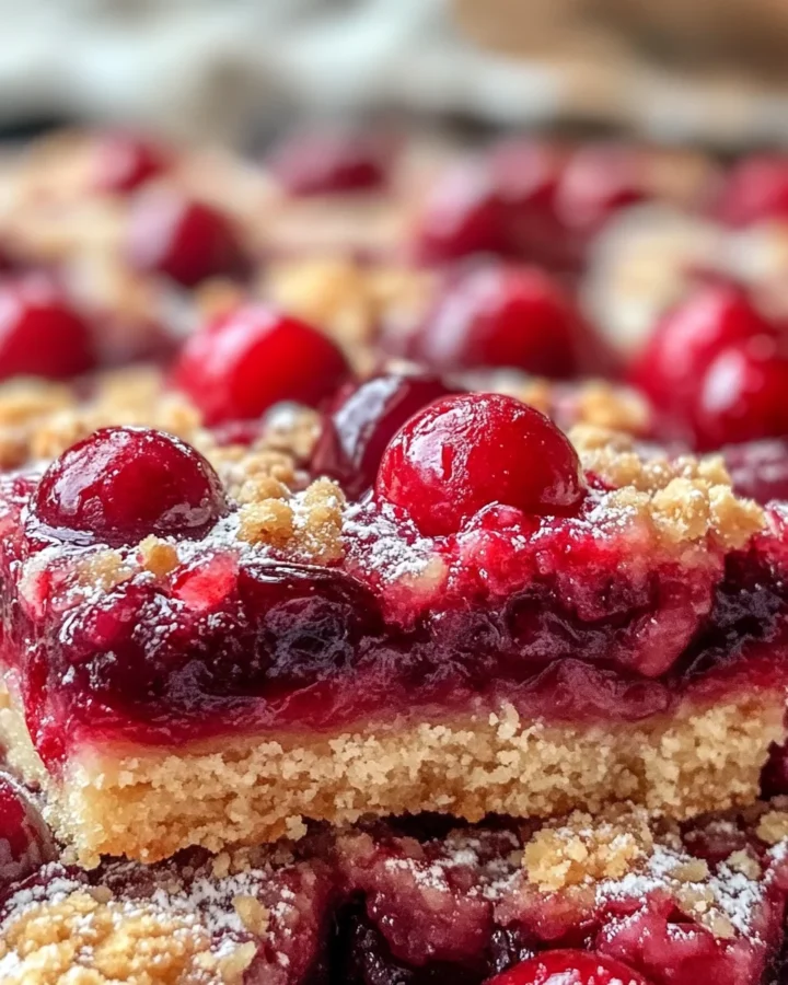 Sweet and Simple Cherry Pie Bars