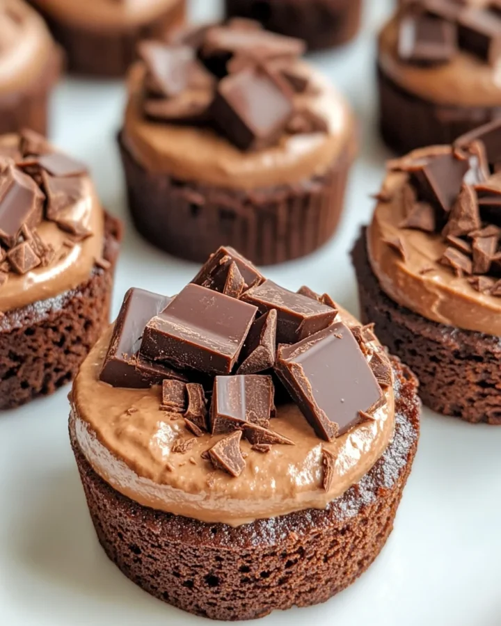 Triple-Chocolate Brownie Cups