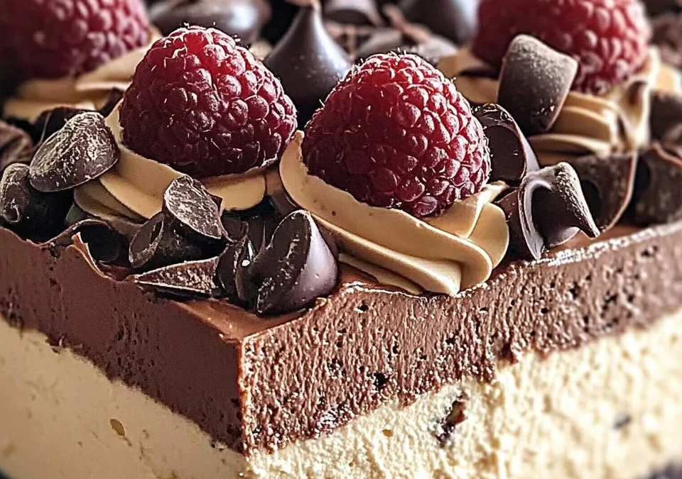 Triple Chocolate Mousse Cake