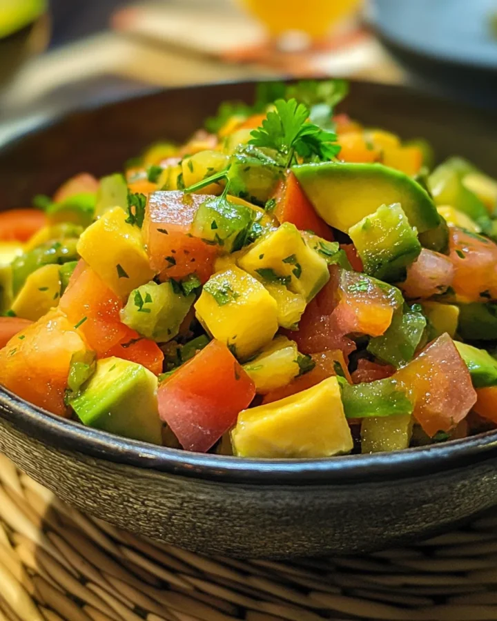 Tropical Avocado Ceviche Salad 