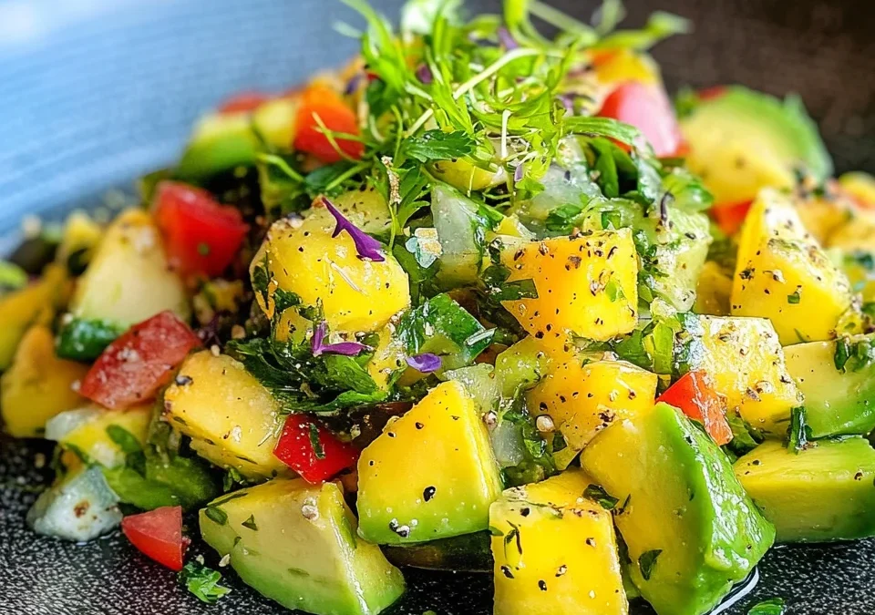 Tropical Avocado Ceviche Salad