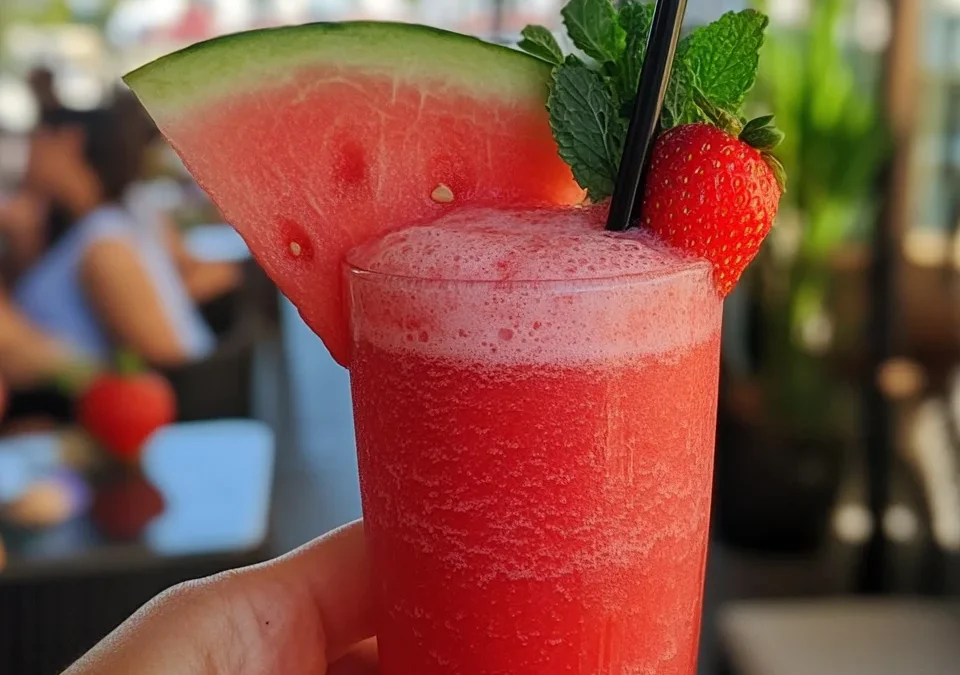Watermelon Strawberry Smoothie