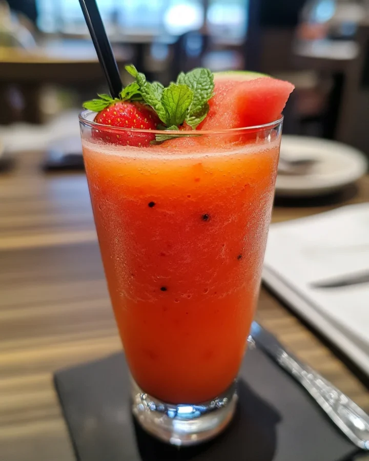 Watermelon Strawberry Smoothie