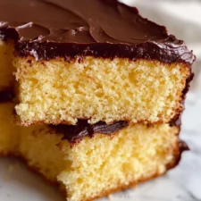 Yellow Pound Cake with Chocolate Frosting: A Perfect Classic Delight