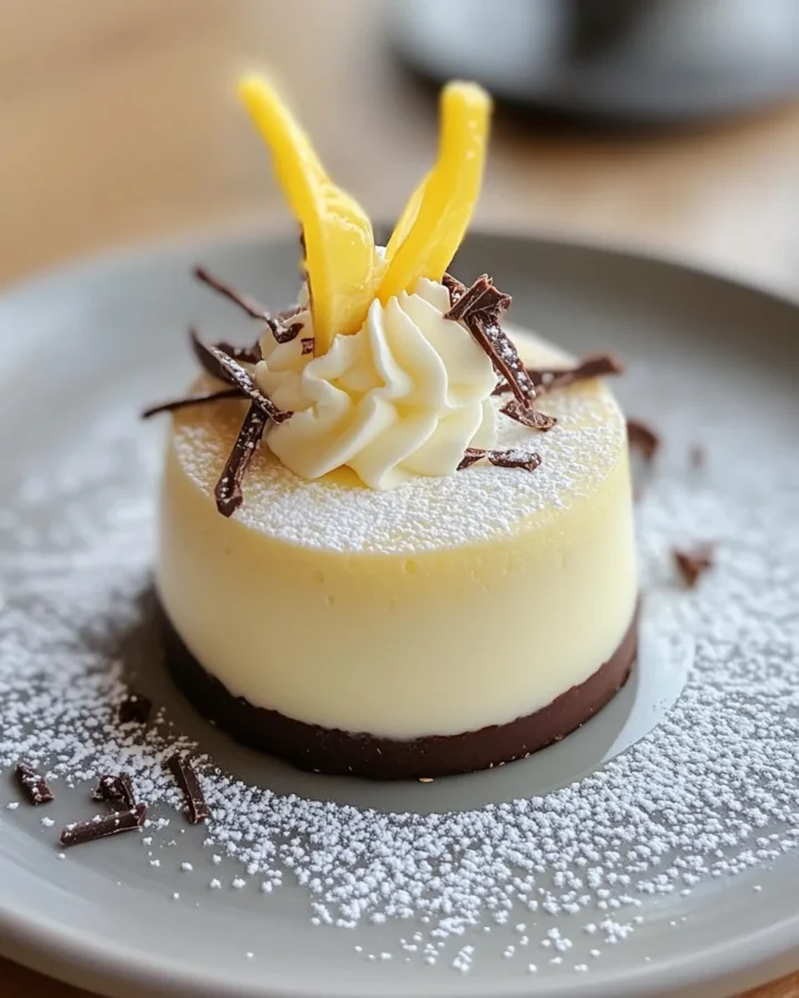 Yuzu White Chocolate Mousse