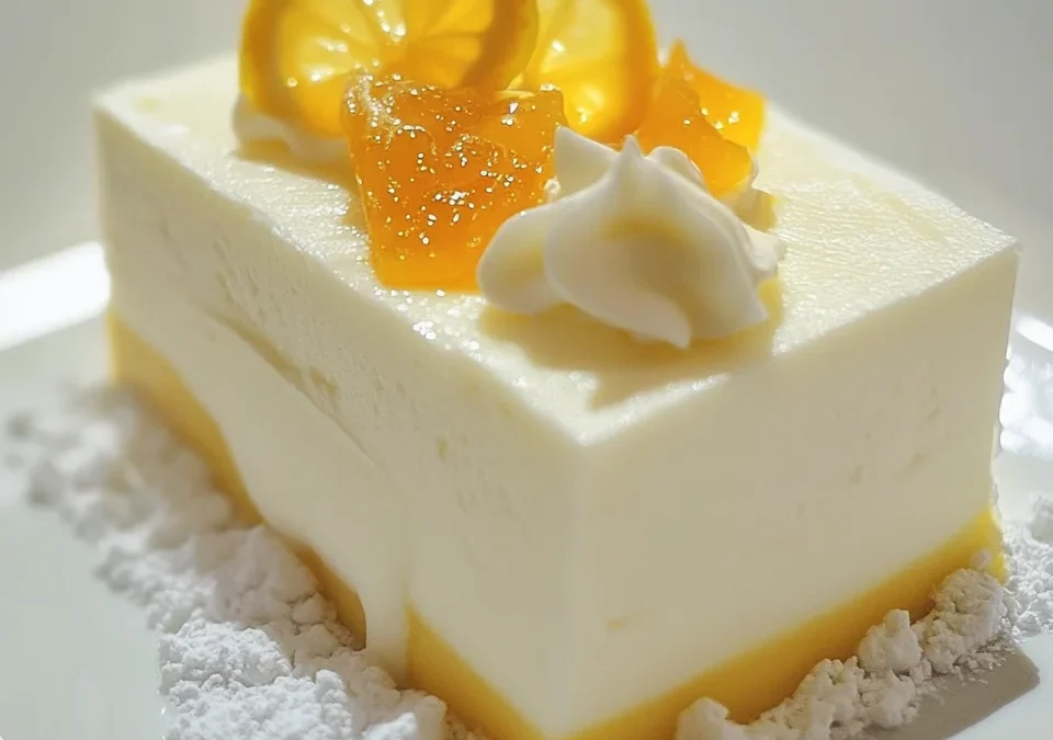 Yuzu White Chocolate Mousse