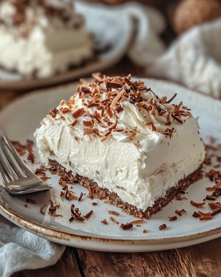 no-bake Coconut Cream Lush