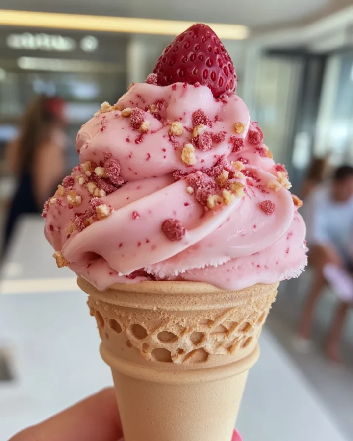 strawberry ice cream