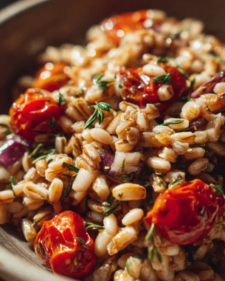 Anti-Inflammatory Farro & White Bean Salad