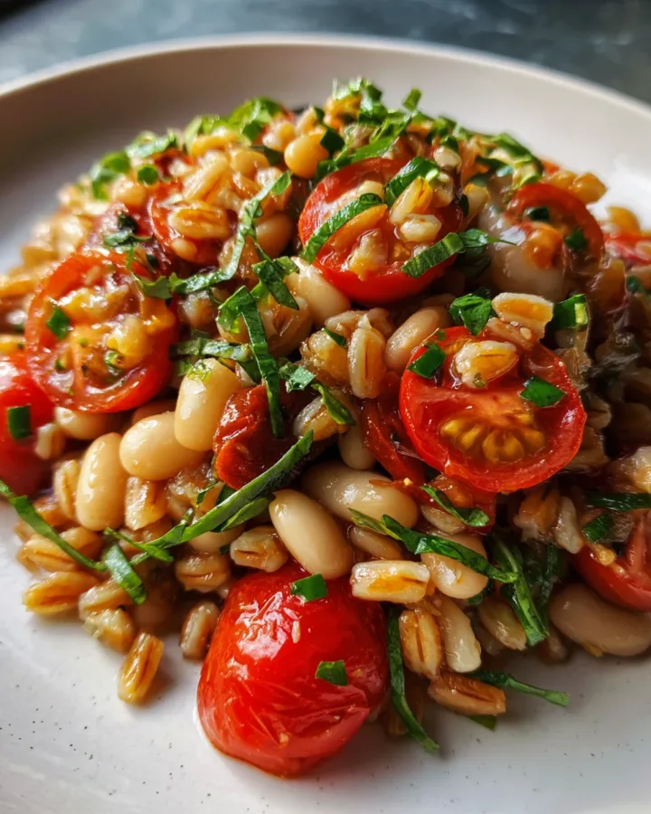 Anti-Inflammatory Farro & White Bean Salad