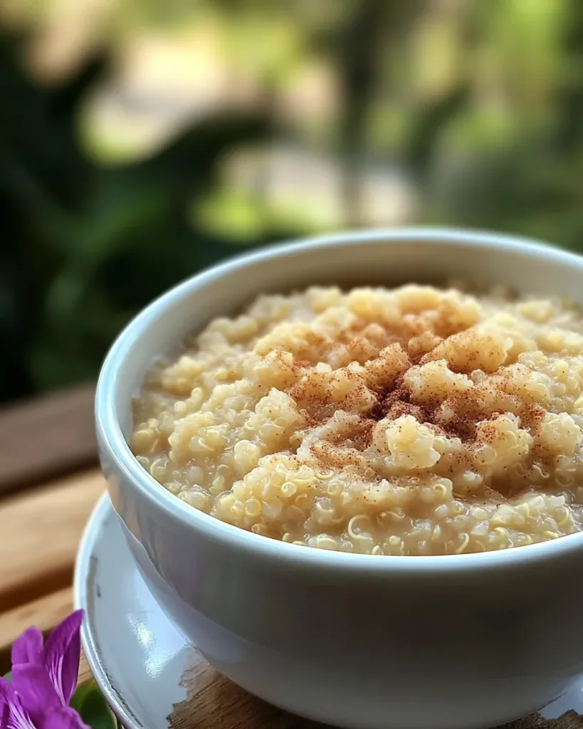 Apple Cinnamon Quinoa Porridge