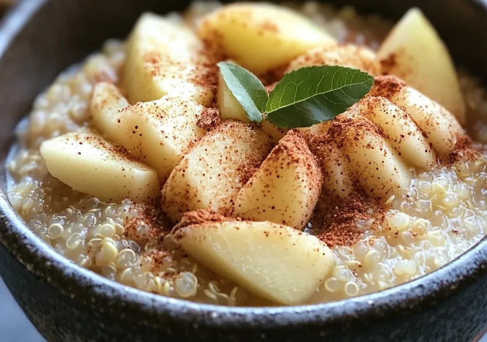 Apple Cinnamon Quinoa Porridge
