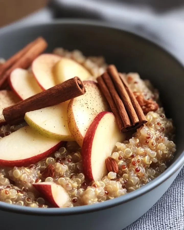 Apple Cinnamon Quinoa Porridge