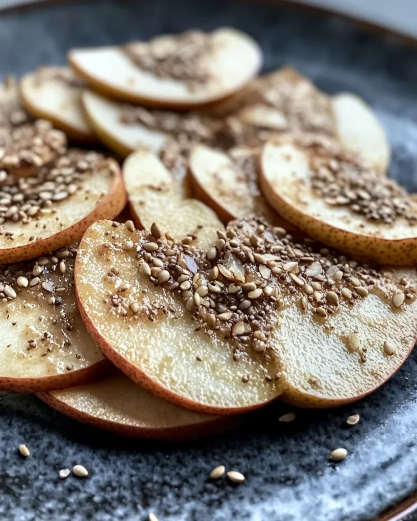 Apple Slices with Almond Butter & Hemp Seeds