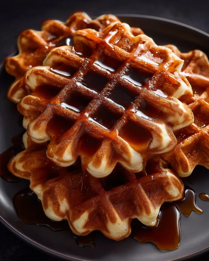 Apple Spiced Waffles